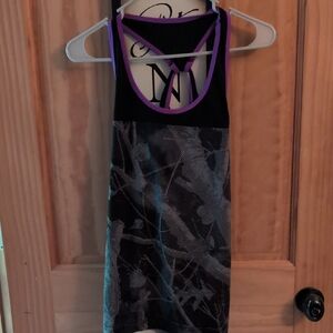 Black and Purple Tank Top